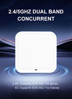 Point d'accès sans fil commercial PoE 48V haute performance bi-bande longue portée WiFi6 AX3000 montable au plafond