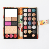 Palette de fards à paupières minéraux scintillants 18 couleurs, longue tenue, pressée, 30g, pour la scène