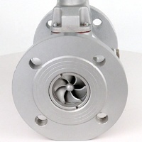 Medidor de Flujo Vortex 4-20mA RS485 IP65 para Gas, Acero Inoxidable, con Brida y Abrazadera