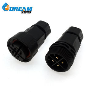 DREAM START 2-контактный разъем Din адаптер питания <span class=keywords><strong>DC</strong></span> розетка с резьбовым гнездом 3,0*1,1 мм латунный материал 2-контактный разъем - Product Image 5