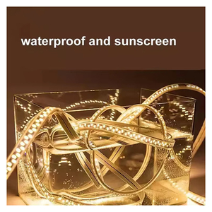 Tira de Luces LED Solares IP65 Blanco Cálido para Jardín Exterior con Alto CRI 95 y Función Regulable - Product Image 3