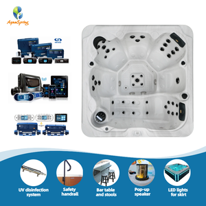 Di alta qualità Balboa vasche idromassaggio per 6 persone Hydro massaggio in <span class=keywords><strong>terra</strong></span> vasche idromassaggio vasche idromassaggio vasche idromassaggio <span class=keywords><strong>jacuzzi</strong></span> con 68 getti - Product Image 2