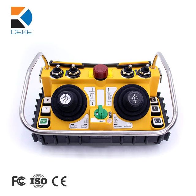 Joystick Wireless Remote Control F24-60 with Aviation Plug 100m Range Plastic Material