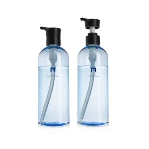 500毫升洗发水塑料瓶可再填充包装护肤化妆品标签印刷包装