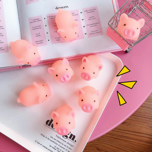 Juguete de cerdo Kawaii para apretar, lindo juguete antiestrés de plástico y silicona con efecto de sonido, alivio de la ansiedad y el estrés para niños - Product Image 6