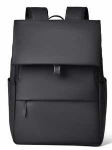 New Unisex Casual <b>Waterproof</b> Oxford Backpack Premium Fashion Geometric Zipper Physiological Curve <b>Back</b> Minimalist Double - Product Image 6