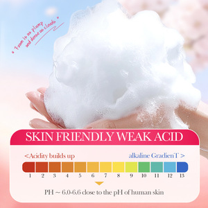 Crème de bain hydratante et nourrissante au parfum longue durée de fleurs de cerisier Sakura, gel douche au collagène pour femmes - Product Image 3