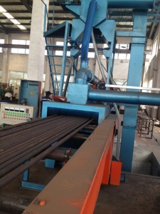 Temizlik için kullanılan yeni tip büyük çelik çizilmeye dayanıklı çelik boru kumlama makinesi - Product Image 5