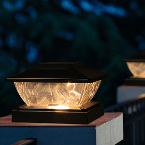 4x4 Waterproof Ip44 Fence <strong>Deck</strong> <strong>Post</strong> <strong>Cap</strong> White 12v Outdoor Led <strong>Low</strong> <strong>Voltage</strong> Landscape Fence Led <strong>Post</strong> <strong>Light</strong> - Product Image 5