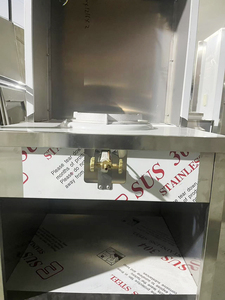 Ventilador de estufa de acero inoxidable integrado comercial Victory Kitchen SS Mee Goreng Stall Kwali Range para cocina Hoteles Restaurantes - Product Image 4