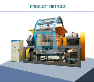 Trituradora de doble eje de servicio pesado Máquinas de reciclaje de neumáticos para trituradora de caucho de neumáticos - Product Image 4