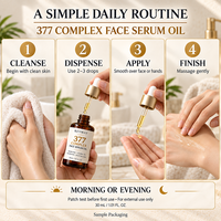 Sérum Visage Complexe 377 Marque Blanche Huile de Squalane Huile de Jojoba Hydratant Nourrissant Anti-Âge Anti-Rides Éclaircissant Soin de la Peau