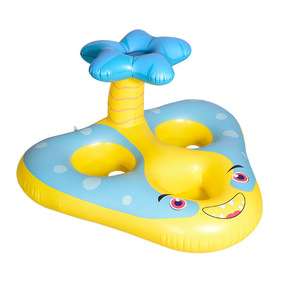 ห่วงยางว่ายน้ำพีวีซีรูปปลาปีศาจแบบเป่าลมสำหรับเด็ก รุ่น Novelty Devil Fish Dual-User - Product Image 1