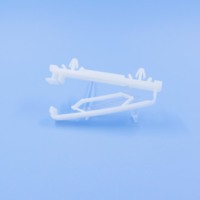 Serre-câble plat en nylon plastique à double flèche de haute qualité pour fixation de fils