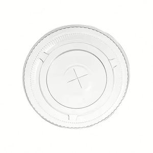 Couvercles jetables transparents en PET écologiques pour vente en gros, taille 98 mm, capacités 12/14/16/18/20/24 oz, anti-fuite, qualité alimentaire, pour boissons froides - Product Image 3