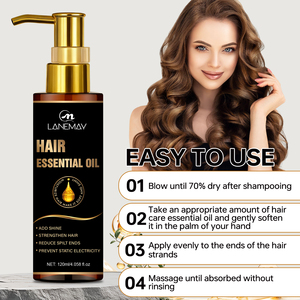 Huile Essentielle pour Cheveux OEM ODM en Gros avec Extrait Végétal Naturel Biologique – Résout les Problèmes <span class=keywords><strong>de</strong></span> Casse, Nœuds, Pointes Fourchues et Pellicules - Product Image 6