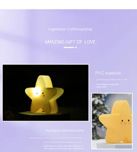 Produttore all'ingrosso di pupazzi di neve in PVC con LED bianco caldo, luce notturna per bambini, alimentata a batteria, ecologica, giocattolo a forma di cartone animato, certificazione PSE - Product Image 5