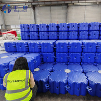 Plateforme flottante modulaire en HDPE à haute flottabilité pour passerelles marines et quais flottants