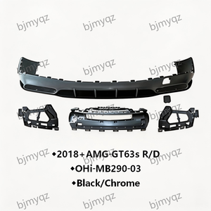 Kit de pare-chocs arrière Benz AMG <span class=keywords><strong>GT</strong></span> W290, diffuseur, embouts d'échappement, kit carrosserie de mise à niveau pour <span class=keywords><strong>Mercedes</strong></span> AMG <span class=keywords><strong>GT</strong></span> <span class=keywords><strong>63S</strong></span> W290 - Product Image 2