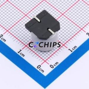 ตัวเก็บประจุแบบไฮบริดของเหลว-ของแข็ง VHRE1051E331MVCG อลูมิเนียมอิเล็กโทรไลต์ แบบ SMD, ขนาด D10xL10.5 มม. 330uF 20% 25V 10 มม. - Product Image 2