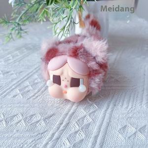 Llavero con colgante de felpa de vinilo de la serie CRYBABY Leopard Cat, nuevo bebé llorando, caja ciega, regalo, personajes congelados - Product Image 6