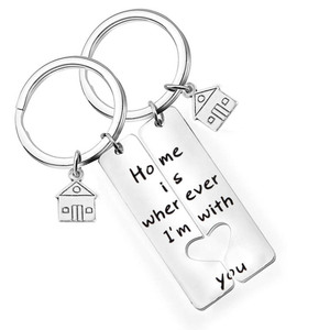 Porte-clés personnalisé avec logo promotionnel pour souvenirs de fabricant, immobilier, nouvelle <span class=keywords><strong>maison</strong></span> - Product Image 6