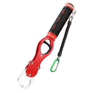 Pince à poisson avec balance, pince de pêche en aluminium rouge et bleue, fournitures de pêche multifonctionnelles - Product Image 4