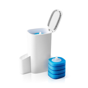 Luce del sole eco-friendly maneggiato lungo materiale in Silicone PP Set di spazzole usa e getta spazzola igienica spugna scatola per - Product Image 6