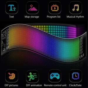 Letrero Flexible de Pantalla Led para Ventana Trasera de Coche Letrero Led para Coche Letreros Led para Ventana Panel Led Personalizable para Coche - Product Image 3