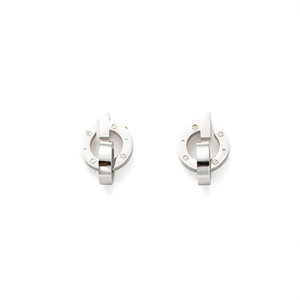 Fashion <b>Stud</b> Earrings 316L Stainless Steel PVD Gold Plating Sustainable Resistant - Product Image 1