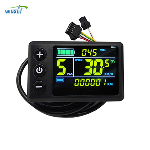 Pantalla LCD S866 para Bicicleta Eléctrica, Protocolo de Comunicación UART No.2, 24 36V 48V 52V 60V 72V Universal para Scooter Eléctrico y Bicicleta - Product Image 1