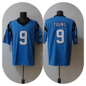 Camiseta de Fútbol Americano <span class=keywords><strong>VP</strong></span> Limited 2023 para Hombre, Transpirable, Viscosa/Algodón, Azul, Número de Bryce Young Cosido e Impreso - Product Image 6