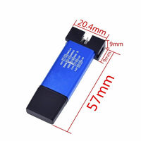 Simulador y Programador ST-LINK V2 STM8/STM32, Descargador, Grabador y Depurador ST-LINK de China Continental