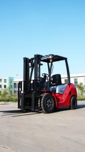 चीन चार पहिया 4 टन फोर्कलिफ्ट सभी इलाके मिनी छोटे डीजल ऑफ-रोड फोर्कलिफ्ट - Product Image 3