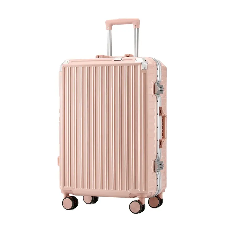 Hochwertige Reisesp eicher Candy Color Bags Erweiterbare Softside Luggage Spinner Wheels Reisegepäck set