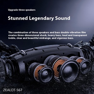 Fanatic S67 pour haut-parleur Bluetooth K Song 60W haute puissance étanche Portable USB caisson de basses extérieur pour danse carrée en plastique lourd - Product Image 3