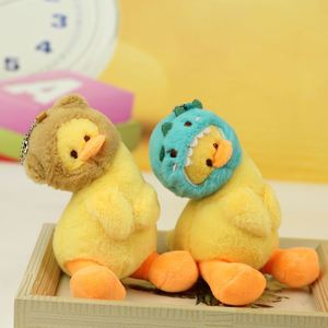 New Creative Crooked Duck Plush Keychain Cute Yellow Duck Doll Pendant for <b>Bags</b> Fun Animal Toy <b>Gift</b> for Kids - Product Image 3