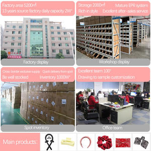 QIYUE عيد الميلاد قرون أفخم عصابات رأس الأياكة عقدة بريق عصابات رأس اكسسوارات شعر نسائية - Product Image 6