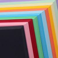 Feuilles de papier couleur imprimées sur mesure en usine, A4, 80-120 g/m², carton double face pour papeterie et emballage, papier d'emballage artisanal