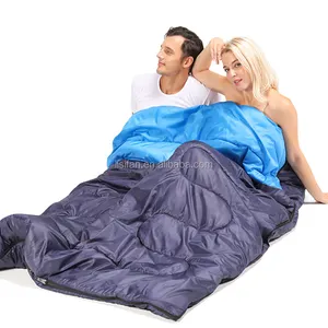 Best Compact Backpacking Two Person Adult Washable King Size Couples Double Sleeping Bags With Stuff Sack