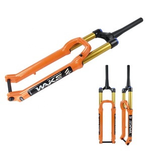Tubo de cabezal cónico WAKE <span class=keywords><strong>MTB</strong></span> 27,5, horquilla de eje pasante de 29 pulgadas, horquilla amortiguadora neumática con amortiguación de viaje, horquilla delantera de 160mm - Product Image 2