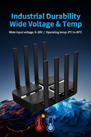 X75 Modem MT7988AV Quad CPU, Router Sim 5g tri-band, Modem Wifi 7 agregasi LTE seluruh rumah WiFi 7 Gateway 5g Cpe