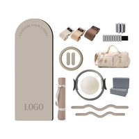 Ensemble de poids réglables pour chevilles et poignets, coloris personnalisables, pour la maison, la gym, le fitness, le yoga, le Pilates, avec Power Ring et tapis de yoga, et logo personnalisé
