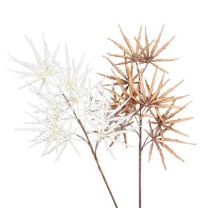 Hojas de Arce Artificiales Meng Jie, 100cm-200cm, Color Café, Blanco, Beige, Plástico, Decoración para Bodas y Hogar, Materiales Florales - Product Image 5