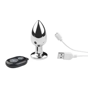 Plug anal para sexo remoto, plug anal de brinquedo sexual sem fio com controle remoto para casais