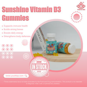 <span class=keywords><strong>Gummies</strong></span> de Vitamine D3 400 UI à Puissance Standard OEM ODM – Nutriments Essentiels pour la Santé Immunitaire des Personnes à Vie Active - Product Image 3