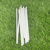 Lot de pailles de papier biodégradables jetables, emballage individuel, prix d'usine