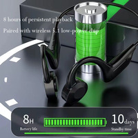 Casque à conduction acoustique osseuse OEM à conduction d'air sans fil universel non dans l'oreille carte enfichable en stock Earp