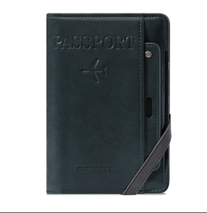 2026 New Diamond RFID Anti-Theft Passport Wallet - Multi-Functional Travel Document <b>Holder</b> with Air <b>Ticket</b> & ID Card Slots - Product Image 4
