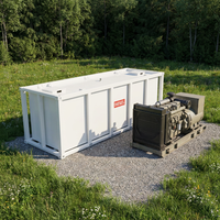 Celles de stockage de carburant diesel à double paroi SUMAC – Station mobile de ravitaillement en essence pour l'approvisionnement en carburant des flottes de générateurs, des mines et des chantiers de construction